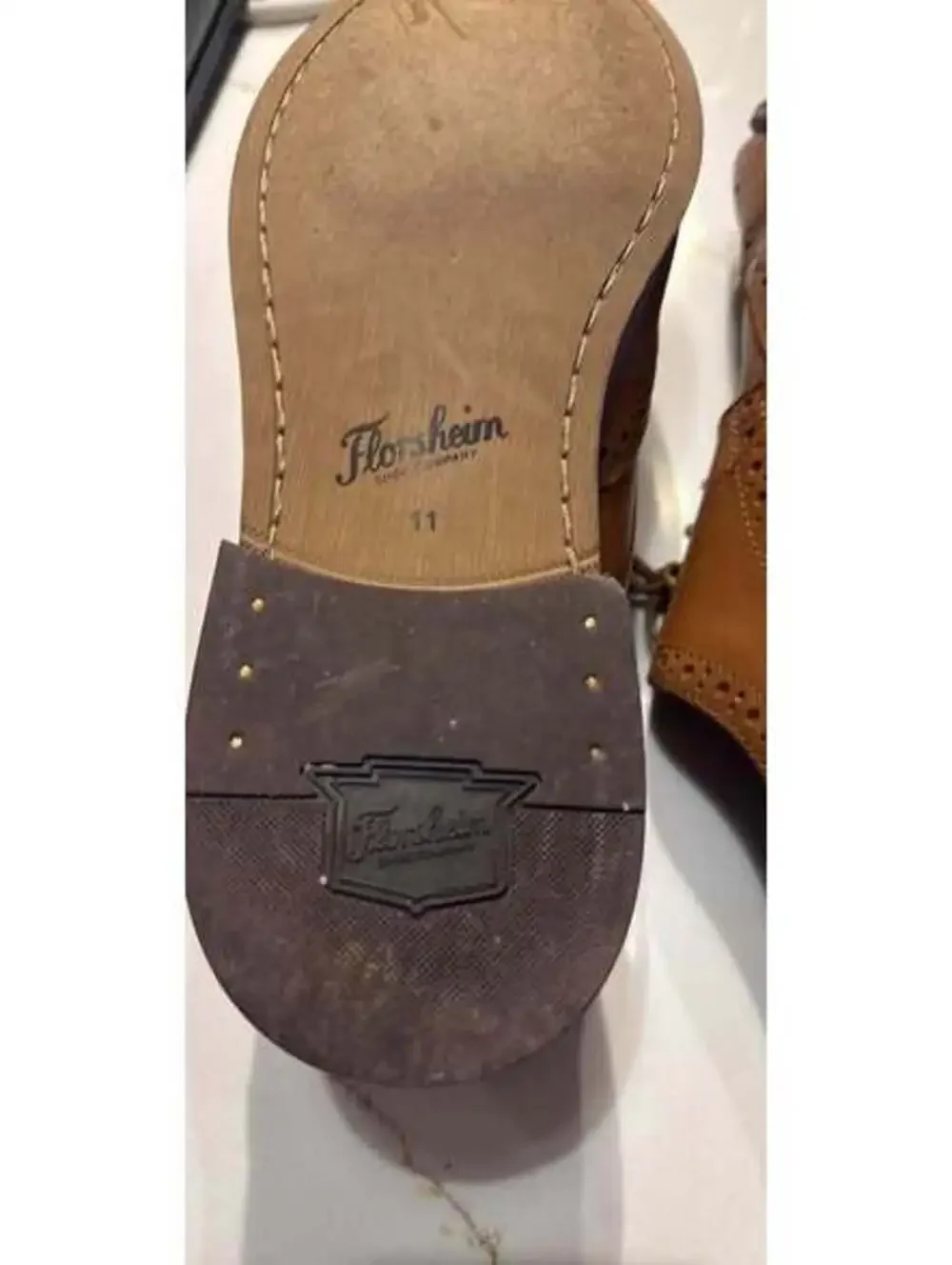 Florsheim Men's Wingtip Oxford Shoes Size 11 D